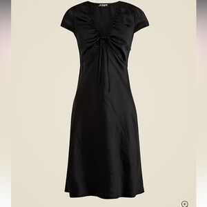 J. Crew Short Sleeve Slip Dress Satin